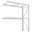 TRUSCO パレットラック2トン用2500X1100XH3000 2段 連結 (品番:2D-30B25-11-2B)(注番4592166)・(送料別途見積り,...