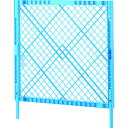サンコー 工事用フェンス プラスチックフェンスN-2(脚付きセット) 80517401 ブルー 青 (品番:N-2-B)(注番4593677)