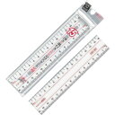 共栄プラスチック メタクリル両切直線定規 15cm (品番:A-2515)(注番4605523)