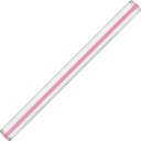 共栄プラスチック　カラーバールーペ　30cm　ピンク （品番:CBL-1400-P）（注番4607025）
