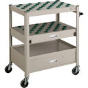 TRUSCO TCW型ツーリングワゴン 30X57個スライド棚引出し付 ネオグレー (品番:TCW-T302DC-NG)(注番4614526)・(法人・事業所限...