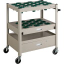 TRUSCO TCW型ツーリングワゴン 50X33個スライド棚引出し付 ネオグレー (品番:TCW-T502DC-NG)(注番4614640)・(法人・事業所限...