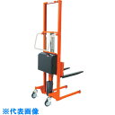 TRUSCO コゾウリフター フォーク式 H71-900 電動昇降式 (品番:BEN-P200-9)(注番4642422)・(法人・事業所限定,直送元)