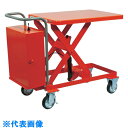 TRUSCO ハンドリフター 800kg 600X900 電動昇降式 (品番:HLAN-800M)(注番4644492)・(法人・事業所限定,直送元)
