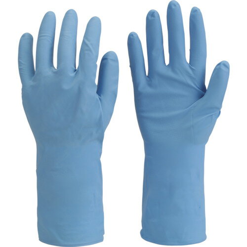 TRUSCO　まとめ買い　耐油耐薬品ニトリル薄手手袋（10双組）Mサイズ （品番:DPM2363-10P）（注番4702751） 1