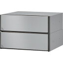 田島メタルワーク メイルボックス(前入前出)MX-68-2 (品番:MX-68-2)(注番4703549)・(送料別途見積り,法人・事業所限定,直送)