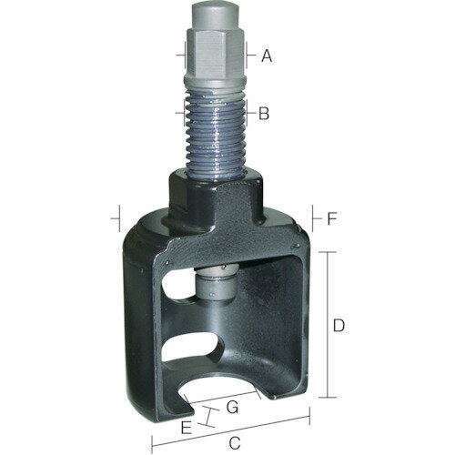 手作業工具IH-518-1106IH-518-1208IH-518-506IH-518-626IH-518-636IH-518-656IH-518-706IH-518-756IH-518-906IH-518-958IH-518-976IH-518-1156BJF-401ZXJF-401ZMJF-401ZRJF-401ZSJF-401ZFBBP-LBBP-SSP-70D≪類似品 前 40個 ≪類似品 前20個類似品後 20個≫類似品後 40個≫ 手作業工具775343 ハスコー ハスコー　ボールジョイントリムーバー 〔品番:JF-401ZM〕 [本体質量：0.9kg] 《包装時基本サイズ：180×85×95mm》〔包装時質量：968g〕分類》手作業工具》車輌整備用品》車輌整備用工具☆納期情報：在庫色(黄) 仕入れ先通常在庫品 (欠品の場合有り) 直送品特長●タイロットエンド、ドラッグリンク、ロアアーム（一部スペースのある車種のみ）などのボールジョイントおよびピットマンアームなどが、直押しでスムーズに抜き取りできます。用途●JF-401ZM:主に乗用車〜小型トラックに。●JF-401ZR:エルフのロアボールジョイントなどに。仕様●各部寸法(mm)：A 19hex、B Tr22×P3、C 56、D 45、E 6、F 70、G 30材質/仕上●カーボンスチールセット内容/付属品注意原産国（名称）日本JANコード4580372201886コロンコード6265282600コロン名称ハスコー　整備工具本体質量0.9kg