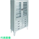 米澤 ステンレス保管庫両開きタイプ W900XD360XH1700 (品番:NA-900-G8)(注番4729897)・(送料別途見積り,法人・事業所限定)【大...
