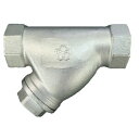 大和バルブ Y形ストレーナ 15A(10K、ステンレス、JV8-2) (品番:S10SY-15A)(注番4734280)・(送料別途見積り,法人・事業所限定,取...