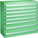 TRUSCO VE13S型キャビネット 1300X550XH1200 引出8段 (品番:VE13S-1203)(注番4790090)・(法人・事業所限定,直送元...