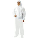 TRUSCO まとめ買い 不織布使い捨て保護服フード付ジャンバー M (60着) (品番:TPC-F-M-60)(注番4880196)