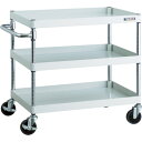 TRUSCO ツールワゴン フェニックスワゴン 省音 750X500XH740 3段 ホワイト (品番:PEW-773-W)(注番4883721)・(送料別途見...