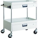 TRUSCO ツールワゴン フェニックスワゴン 省音 750X500XH880 引出付 ホワイト (品番:PEW-972VZ-W)(注番4884744)・(送料...
