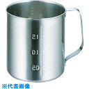 TRUSCO 計量カップ ステンレスビーカー 注ぎ口無 容量2.0L (品番:TSH637)(注番4886305)