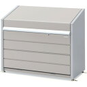 イナバ ダストボックスミニ DBN-126M (メッシュ床タイプ)500L 1230×600×997 (品番:DBN-126M)(注番4952472)・(送料別途見積り,法人・事業所限定)【大型】(3)