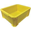 DIC DA型コンテナDA-9 外寸:W366×D280×H136 黄 (品番:DA-9-Y)(注番5004934)