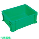 ヒシ S型コンテナ W365×D270×H133 緑 緑 (品番:S-9-GN)(注番5037701)