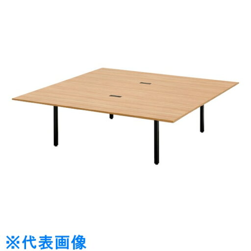 トヨスチール スクエアテーブル 2100 ファインウッド/ホワイト (品番:NTS-2121TFW)(注番5067224)・(送料別途見積り,法人・事業所限定)【大型】 トヨスチール スクエアテーブル 2100 ファインウッド/ホワイト (品番:NTS-2121TFW)(注番5067224)・(送料別途見積り,法人・事業所限定)【大型】