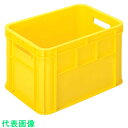 ヒシ S型コンテナ 有効内寸483×324×291mm 黄 (品番:S-45-Y)(注番5094593)