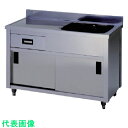 アズマ 一槽水切キャビネットシンク右水槽 900×600×800 (品番:APM1-900H-R)(注番5105692)・(法人・事業所限定,直送元)