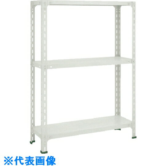 TRUSCO スチールラック 軽量棚開放型 875X600X1200 3段 ネオグレー (品番:43W-13-NG)(注番5108268)・(送料別途見積り,法人・事業所限定)