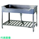 アズマ 舟形シンク(ホース付) 1500×450×800 (品番:KF-1500)(注番5110661)・(法人・事業所限定,直送元)