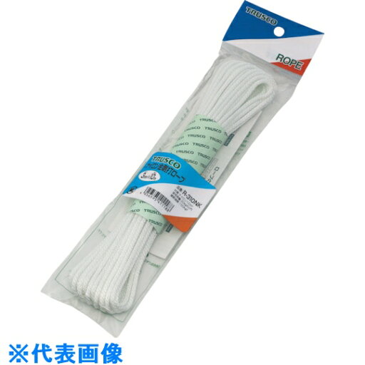 TRUSCO ナイロンロープ 金剛打 線径6mmX長さ10m (品番:R-610NK)(注番5112761) TRUSCO ナイロンロープ 金剛打 線径6mmX長さ10m (品番:R-610NK)(注番5112761)