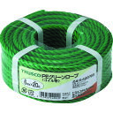 TRUSCO PEグリーンロープ 3つ打 線径6mmX長さ20m (品番:R-620PEG)(注番5113024)