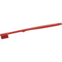 TRUSCO 歯ブラシ型ブラシ HACCP対応 レッド (品番:TBB-165-R)(注番5217410)