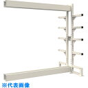 TRUSCO ボルトレス長尺保管棚M3 複式連結1200X450XH2100 5段 (品番:VRM37455BW)(注番5393369)・(送料別途見積り,法人・事業所限定)【大型】(3)
