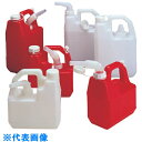 サンプラ ハンディーボトル ノズル付 赤 4L (品番:02138)(注番5575354)(4)