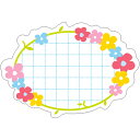 ササガワ POP 抜型カード フラワー 大 1606038 (品番:16-6038)(注番5781528)・(送料別途見積り,法人・事業所限定,取寄)
