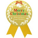 ササガワ シール ギフトシール Merry Christmas 金 2204051 (品番:22-4051)(注番5806024)・(送料別途見積り,法人・事業...