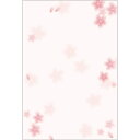 ササガワ 和柄用紙 和ごころ はがきサイズ 桜 401105 (品番:4-1105)(注番5806478)・(送料別途見積り,法人・事業所限定,取寄)