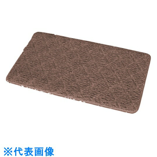 トーワ　D＆Nマット　ミディアム　900mm×1500mm　ブラウン 《2枚入》（品番:DNM-D54）（注番7218125×2]・（法人・事業所限定,直送元）(3)