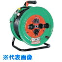 NICHIDO 電工ドラム 屋外型 漏電保護専用ブレーカ付 極太電線 30m (品番:NW-EB33F)(注番7307241)