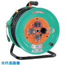 NICHIDO 電工ドラム 屋外型 過負荷漏電保護兼用ブレーカ付 50m (品番:NW-EK53)(注番7307357)