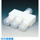 フロンケミカル フッ素樹脂(PTFE) 分配ホルダー 一入四配 6φ (品番:NR0071-005)(注番7346310)・(法人・事業所限定,直送元)