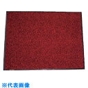 コンドル 屋内用ホコリ落し用マット ロンステップマット ランナーW 幅1800mm×10m 赤黒 《10m入》(品番:F-1-RW-RBK)(注番7369433...