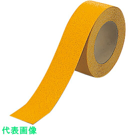 ユニット　ユニラインテープ反射黄　合成ゴム　50mm幅×5m巻 （品番:374-26）（注番7395299）
