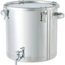 MONOVATE ステンレスタンク ストレート密閉タンク(蛇口付) 25L (品番:CTH-W-33)(注番7515979)・(法人・事業所限定,直送元)