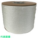 ユタカメイク ナイロン3打ロープドラム巻 6φ×200m (品番:PRJ-10)(注番7541295)