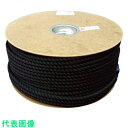 ユタカメイク ポリエステルロープ ドラム巻 9φ×150m 黒 (品番:PRS-51)(注番7541368)