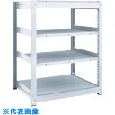 TRUSCO TUG型中量ボルトレス棚 300kg 単体型 1555×626×H1200 4段 (品番:TUG300-45L-4)(注番7555521)・(法人...