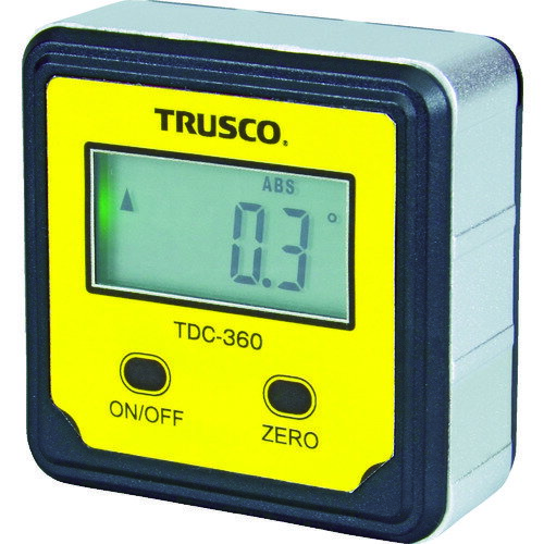 TRUSCO　デジタル水平傾斜計　デジキュービック （品番:TDC-360）（注番7616180）