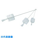 TRUSCO 理化学ブラシ 瓶洗い用 ナイロン毛 ステンレス柄2号 (品番:TBP-S2N)(注番7656122)