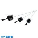 TRUSCO 理化学ブラシ 瓶洗い用 黒豚毛 スチール柄2号 5本入 (品番:TBP-T2J-5P)(注番7656238)