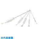 TRUSCO 理化学ブラシ 注射器用 ナイロン毛 ステンレス柄1cc用 (品番:TBS-S1N)(注番7656343)
