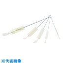 TRUSCO 理化学ブラシ 注射器用 山羊毛 スチール柄5cc用 (品番:TBS-S5J)(注番7656505)
