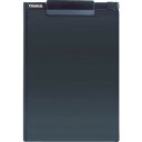 TRUSCO ペンホルダー付クリップボード(マグネット付) A4縦 黒 (品番:TCBM-A4E-BK)(注番7672811)